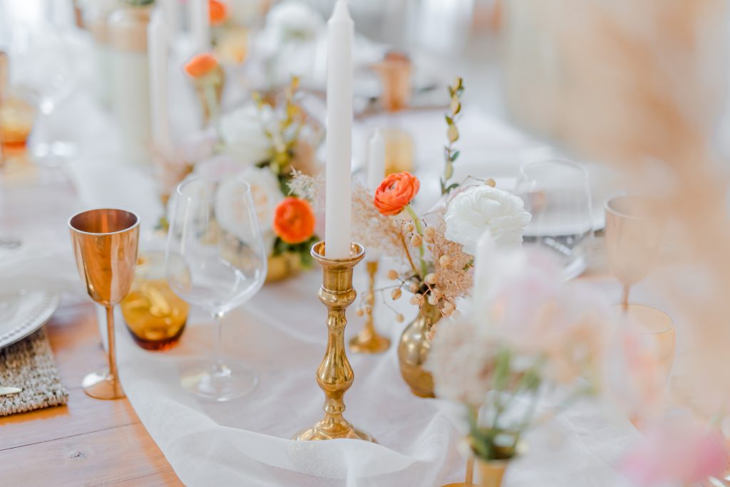 Pink tablescape detail - 3